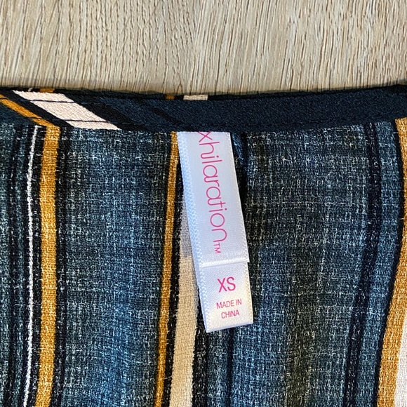 Striped Wrap Top - Picture 2 of 2